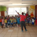 Afscheid Lied werkbezoek 2015 Masechaba Day Care