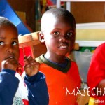 Foto 6 kinderen Masechaba Day Care Centre